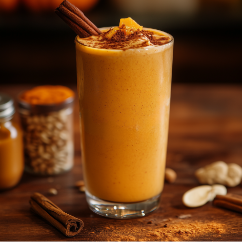 Batido de Calabaza y Plátano