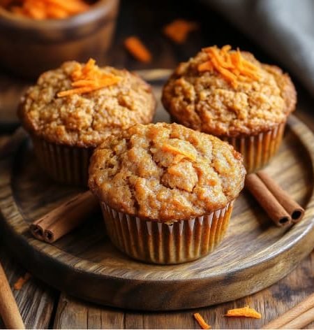 Muffins Integrales sin Azúcar