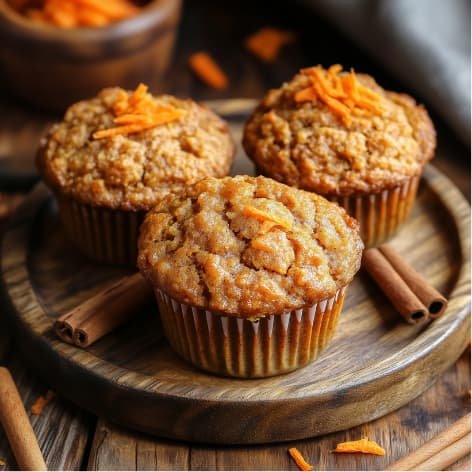 Muffins Integrales sin Azúcar