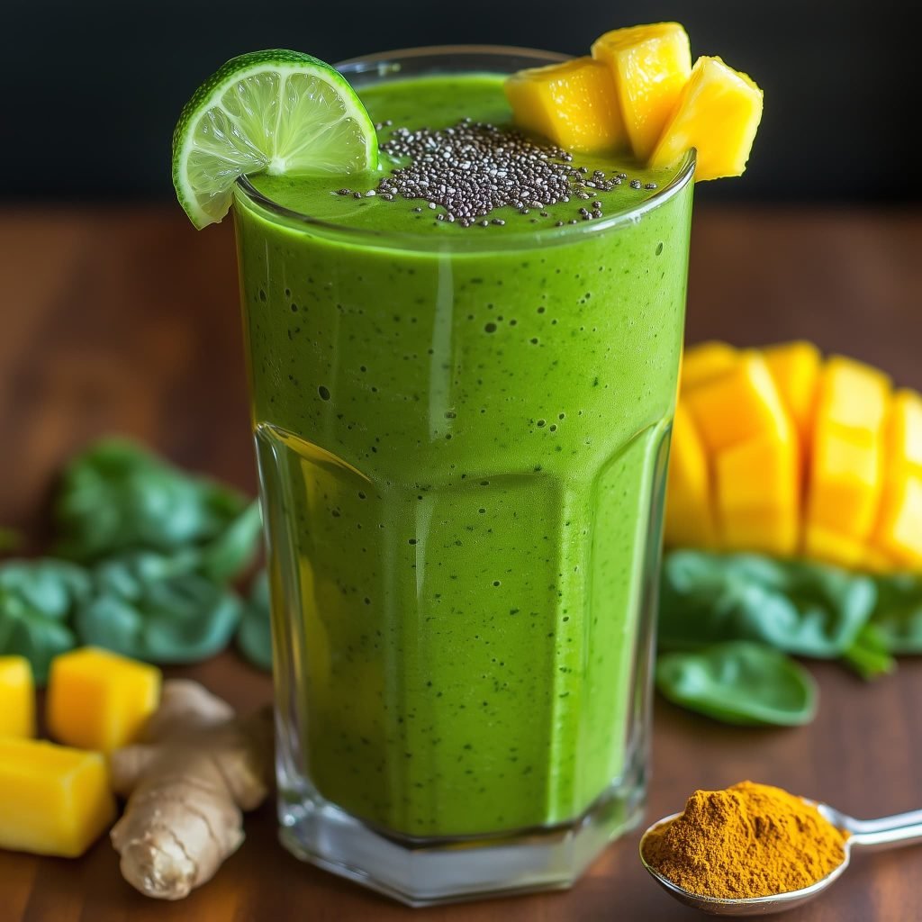 Batido Verde antiinflamatorio