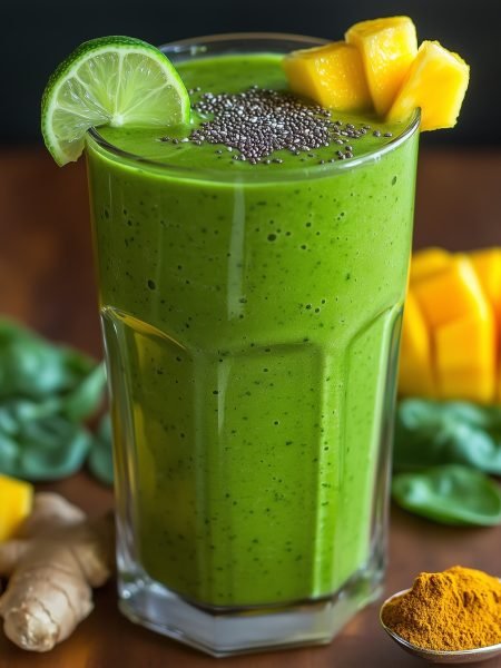 Batido Verde antiinflamatorio