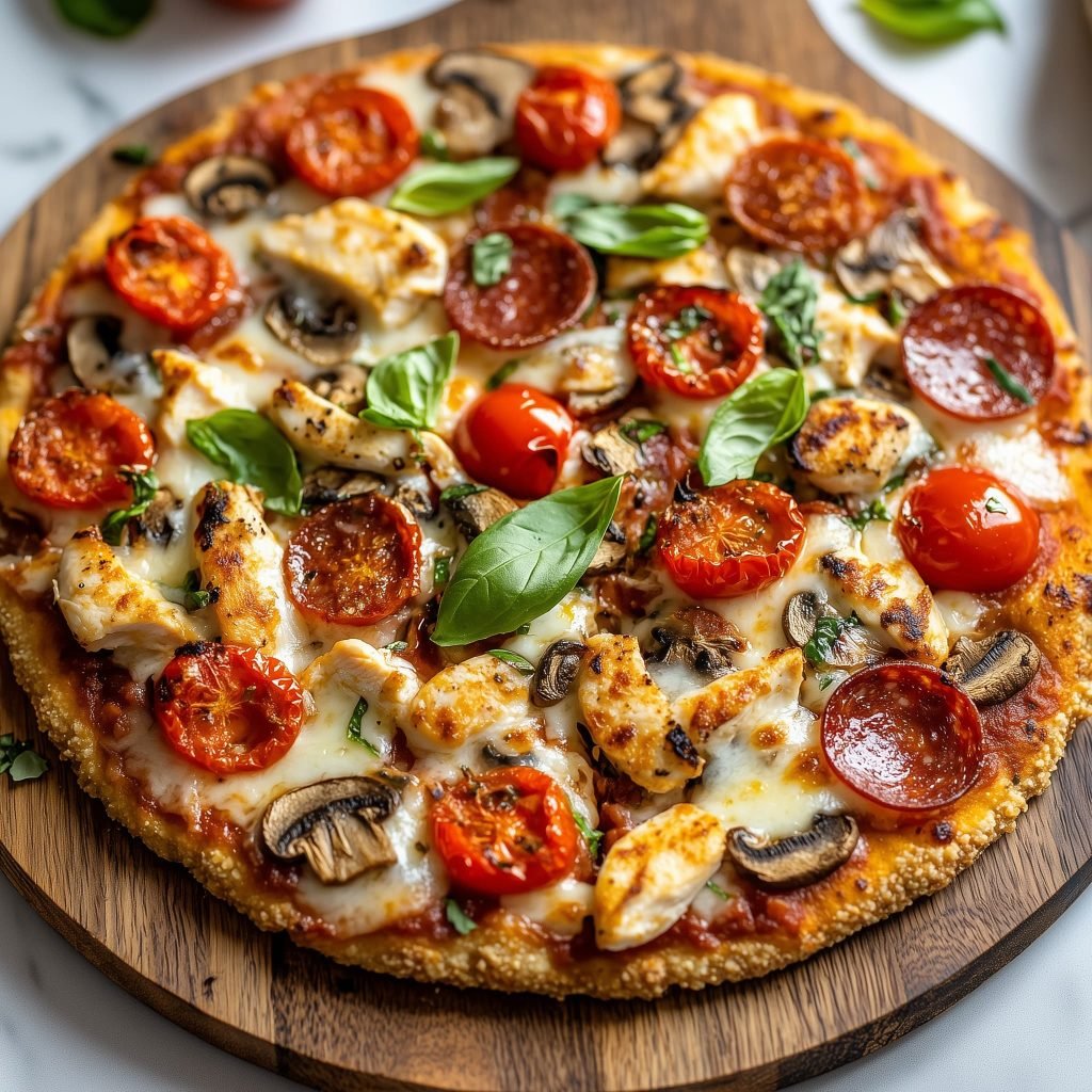 Pizza baja en azúcar