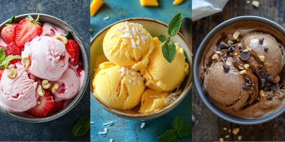 Helados saludables para el verano