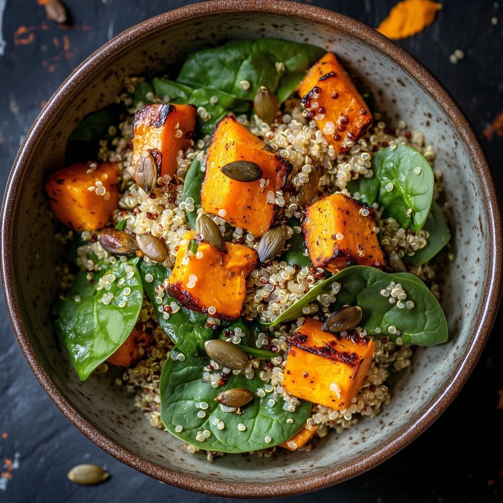 Ensalada de quinoa y semillas