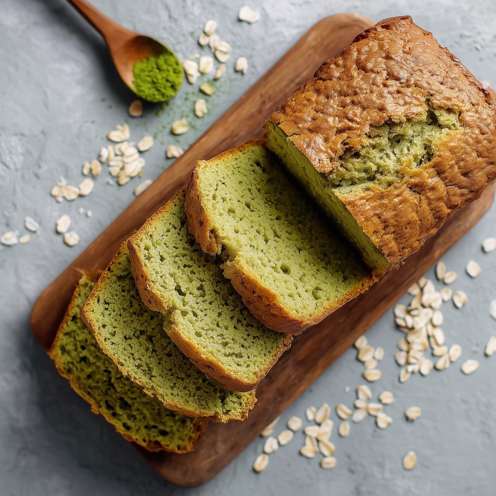 Pan de té matcha
