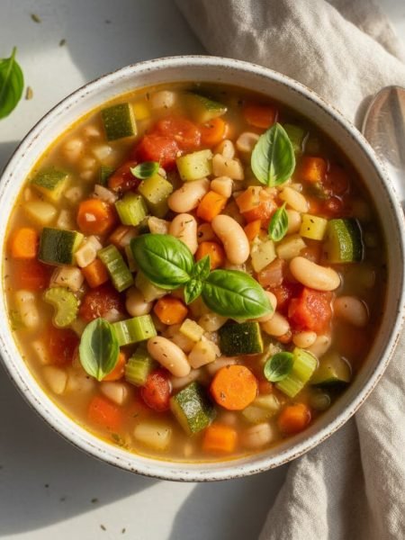 sopa minestrone ligera