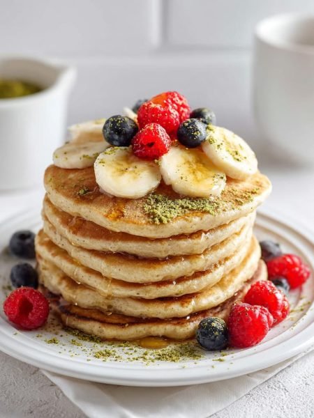 pancakes de avena con moringa